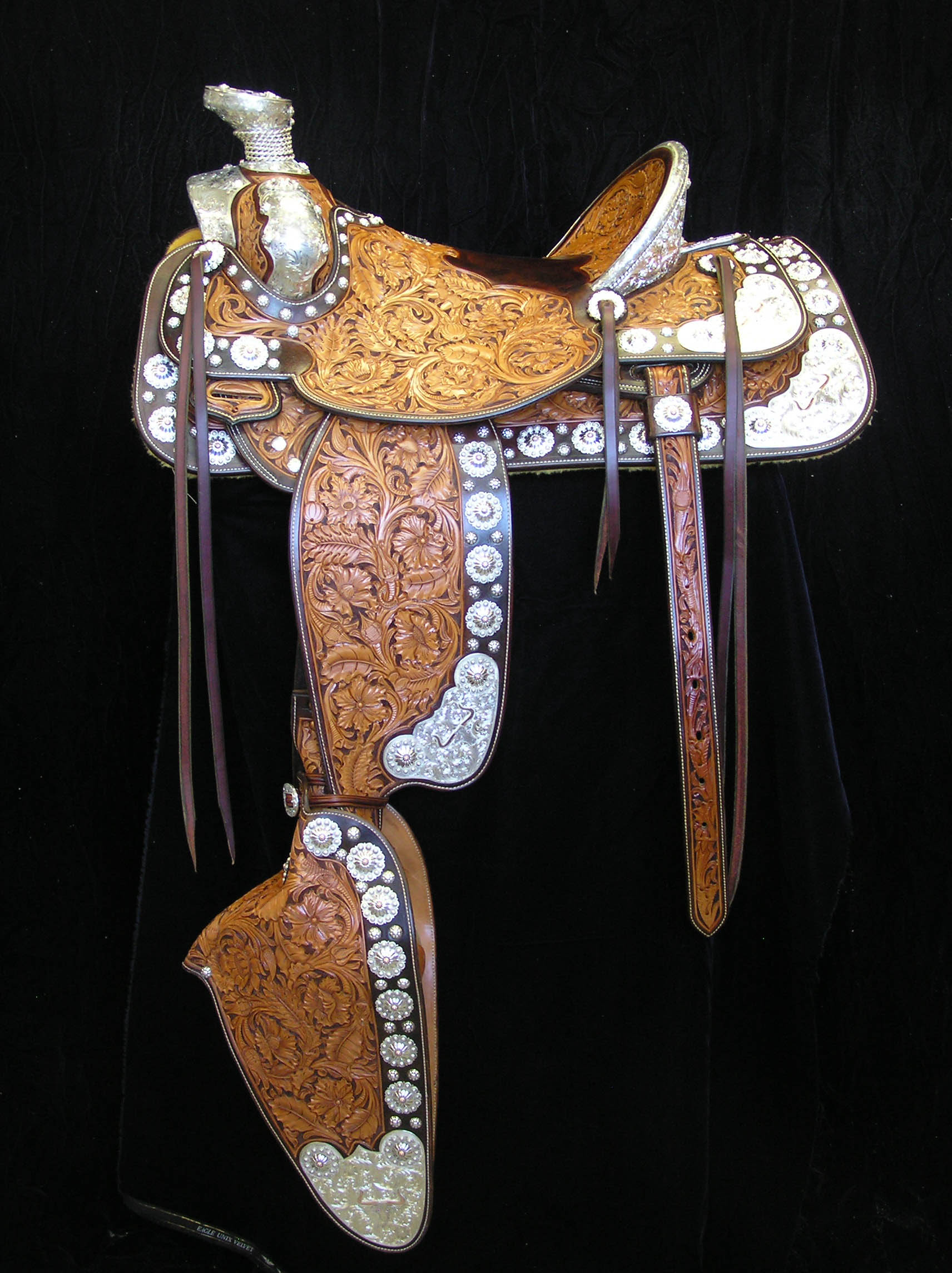 Silver Mounted Saddle 1