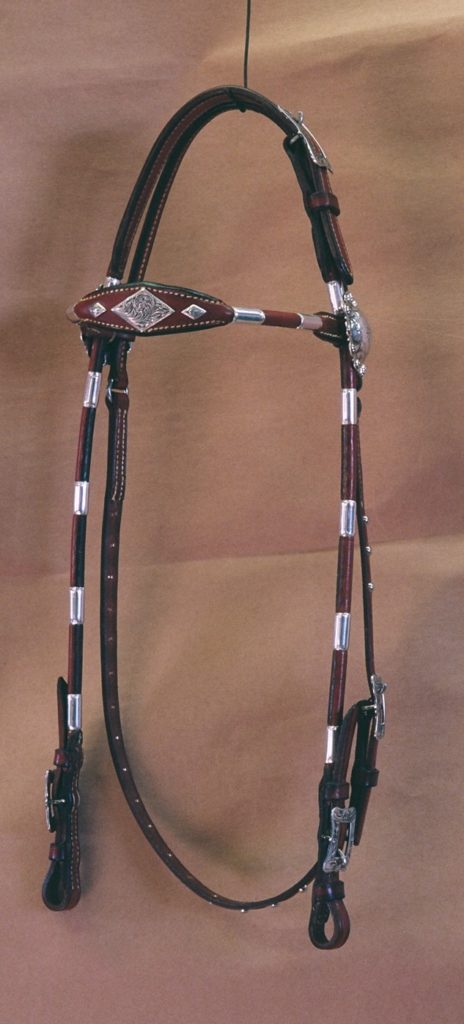 LR614 Browband Rolled Round Headstall